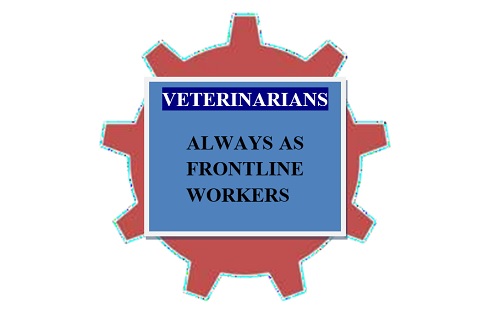 Veterinarians always frontline workers