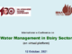 International e-Conference on Water Management in Dairy Sector